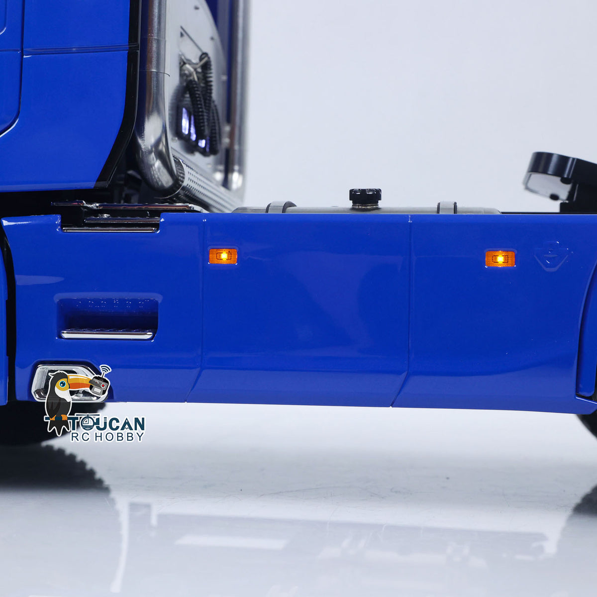 TOUCAN RC HOBBY MODO SC770S 1/14 Metal 4x4 RC Tractor Truck PNP/RTR 2-Speed Gearbox Axles Differential Locks Hobbywing 1080 ESC Cab Suspension Light Sound for Model Collectors