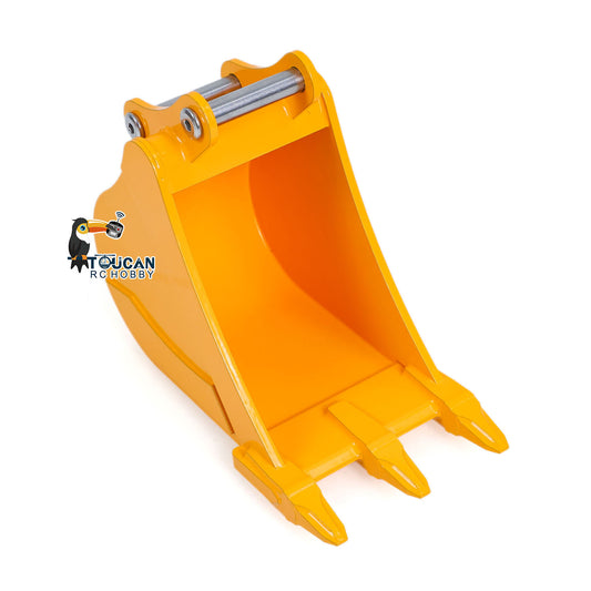 TOUCAN RC HOBBY  Metal Grille/ Rake/ Trapezoidal/ Narrow Toothed/ Toothless/ Bucket for 323GX 1/12 Remote Control Hydraulic Excavator Metal RC Heavy Machine Digger Construction Car DIY Model