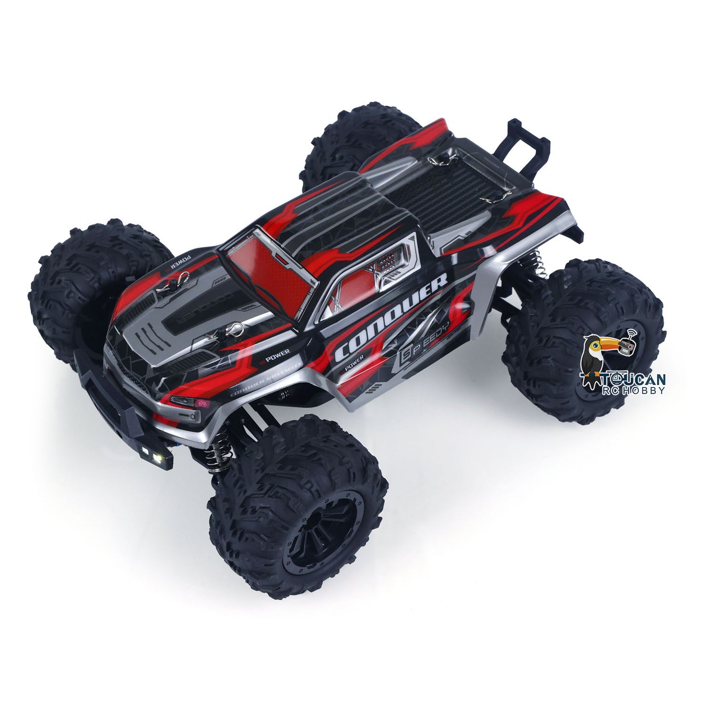 US Stock 12 Inches Plastic 1/16 4X4 Remote Control Off Road Car SCY 16102 RC Big Tire Truck Pickup Metal Drive Shaft Charging Protection