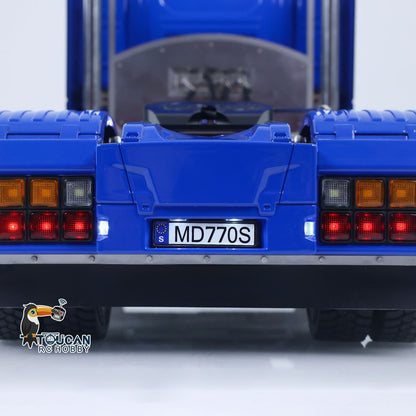 TOUCAN RC HOBBY MODO SC770S 1/14 Metal 4x4 RC Tractor Truck PNP/RTR 2-Speed Gearbox Axles Differential Locks Hobbywing 1080 ESC Cab Suspension Light Sound for Model Collectors