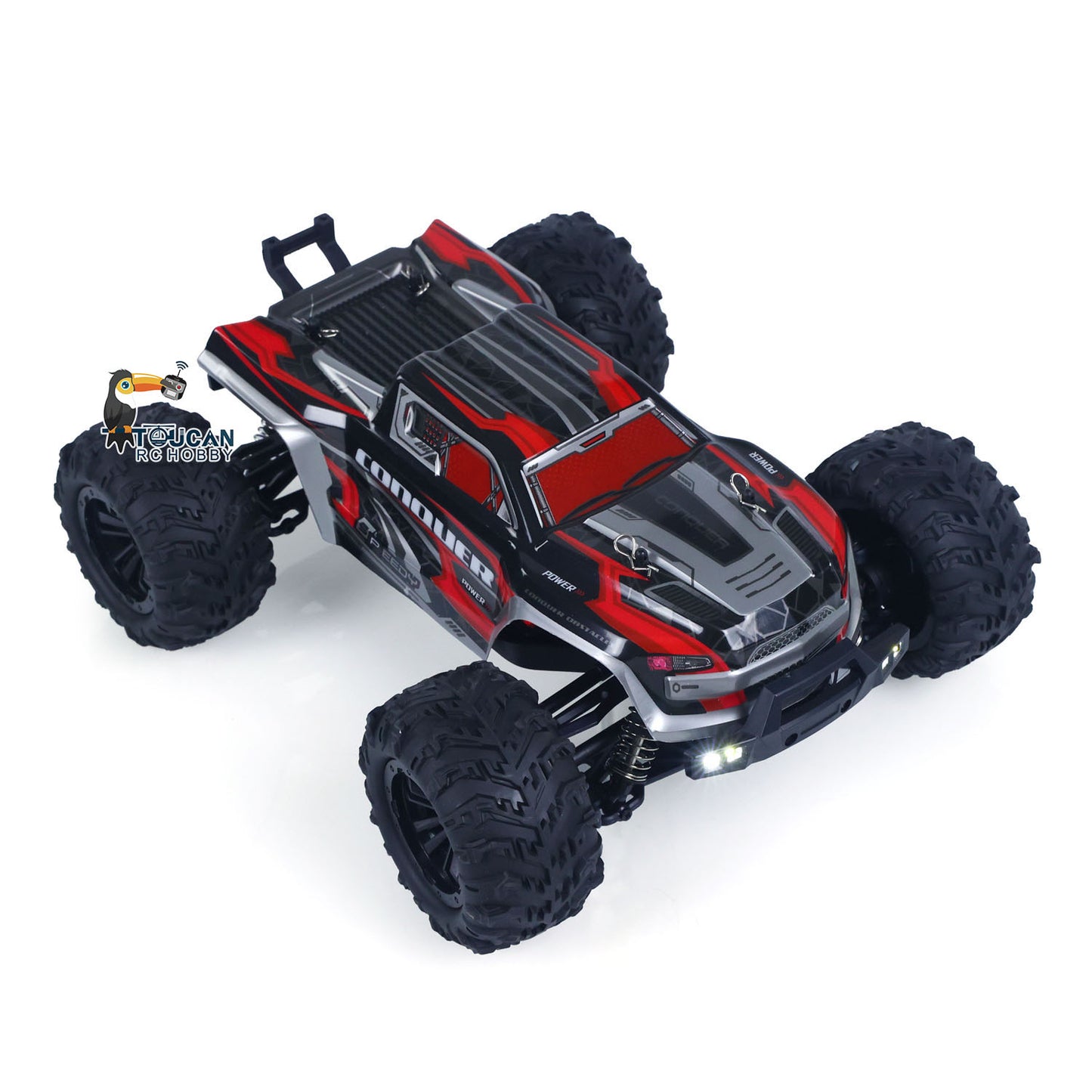 US Stock 12 Inches Plastic 1/16 4X4 Remote Control Off Road Car SCY 16102 RC Big Tire Truck Pickup Metal Drive Shaft Charging Protection