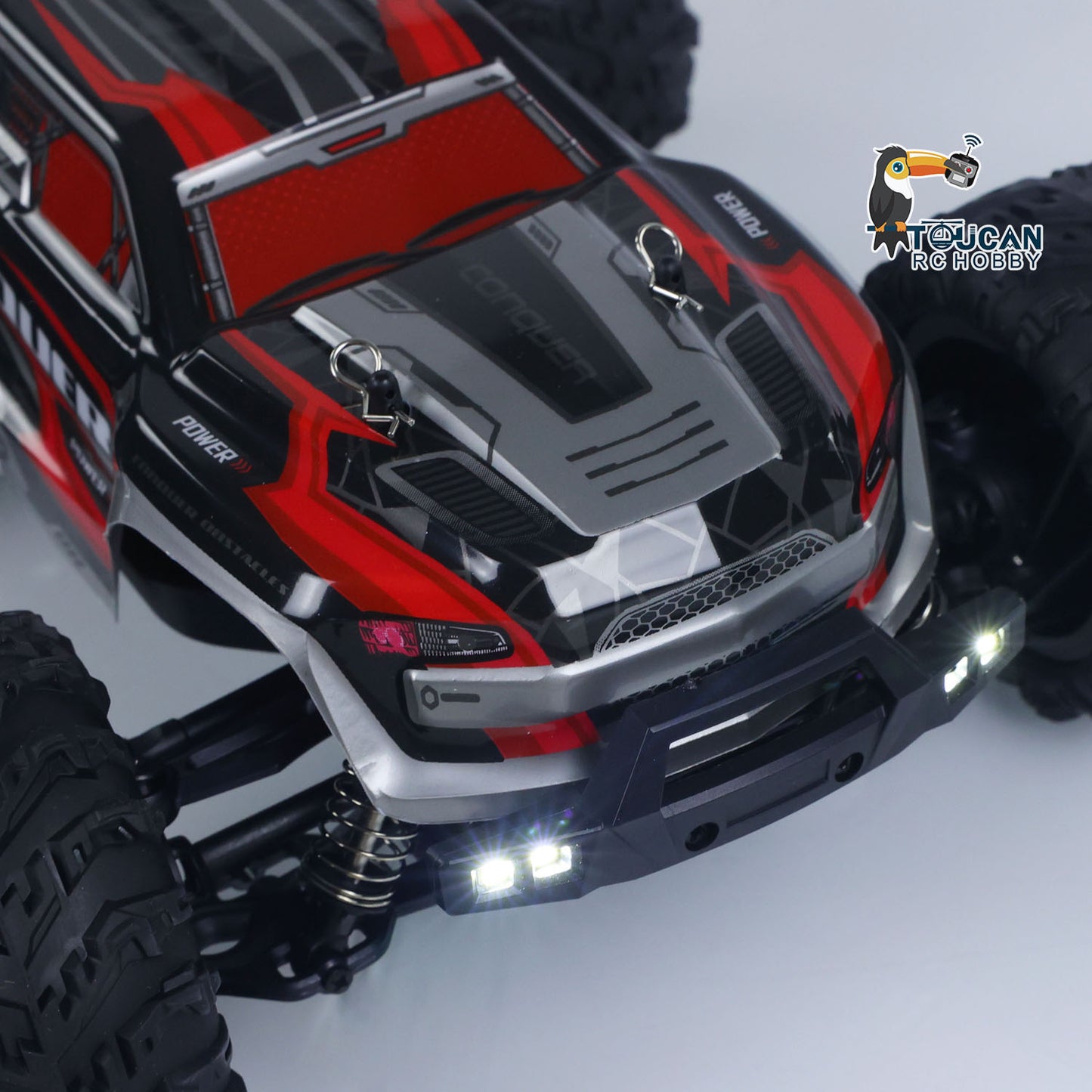 12 Inches Plastic 1/16 4X4 Remote Control Off Road Car SCY 16102 RC Monster Truck Pickup Metal Drive Shaft Charging Protection