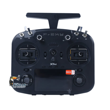 Super Frog Metal 1/14 RC Hydraulic Excavator E400 Standard Type Remote Control Digger Model 3 Pumps 4CH Valve Frsky X14 Radio