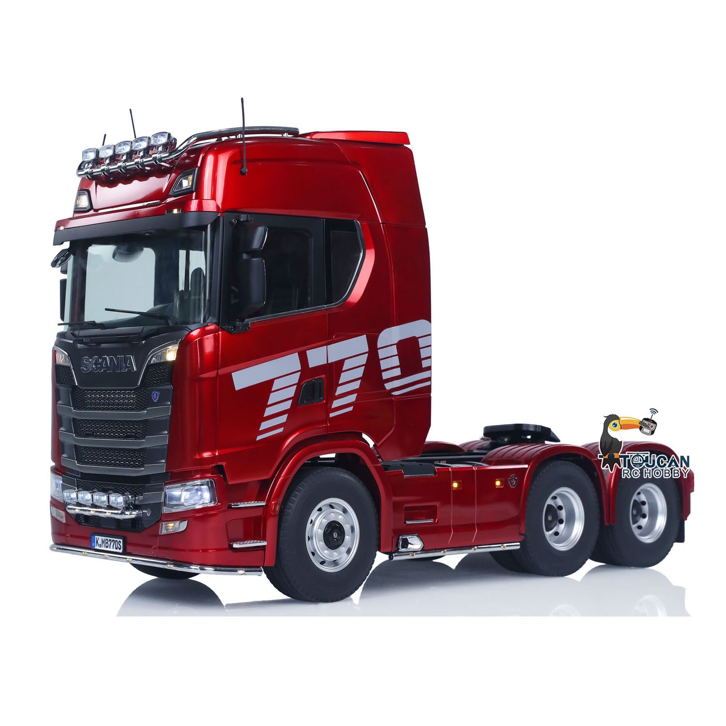 Fast Free Shipping KABOLITE 1/14 770S 100 RC Tractor Truck 6x6 Remote Control Lorry Car 2Speed Gearbox Differential Lock Battery Radio RTR Model