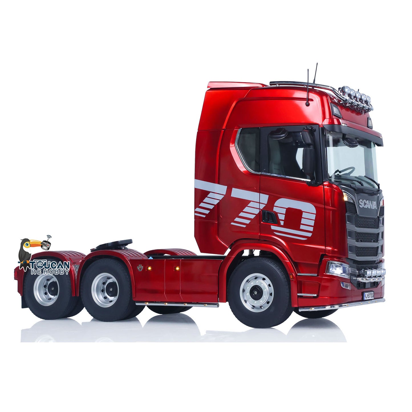 US Stock KABOLITE 1/14 770S 100 RC Tractor Truck 6x6 Remote Control Lorry Car 2Speed Gearbox Differential Lock Battery Radio RTR Model