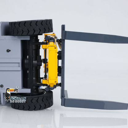 TOUCAN RC HOBBY LXY 1/14 Metal Hydraulic RC Forklift Remote Controlled Wheeled Transfer Car Construction Vehicles Light Sound FlySky I6S Radio Controller PNP RTR