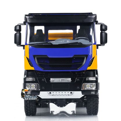 LESU A0009 1/14 Metal 6x6 RC Hydraulic Dump Truck with FlySky I6S Radio Controller 3 Speed Transmission for Model Enthusiast