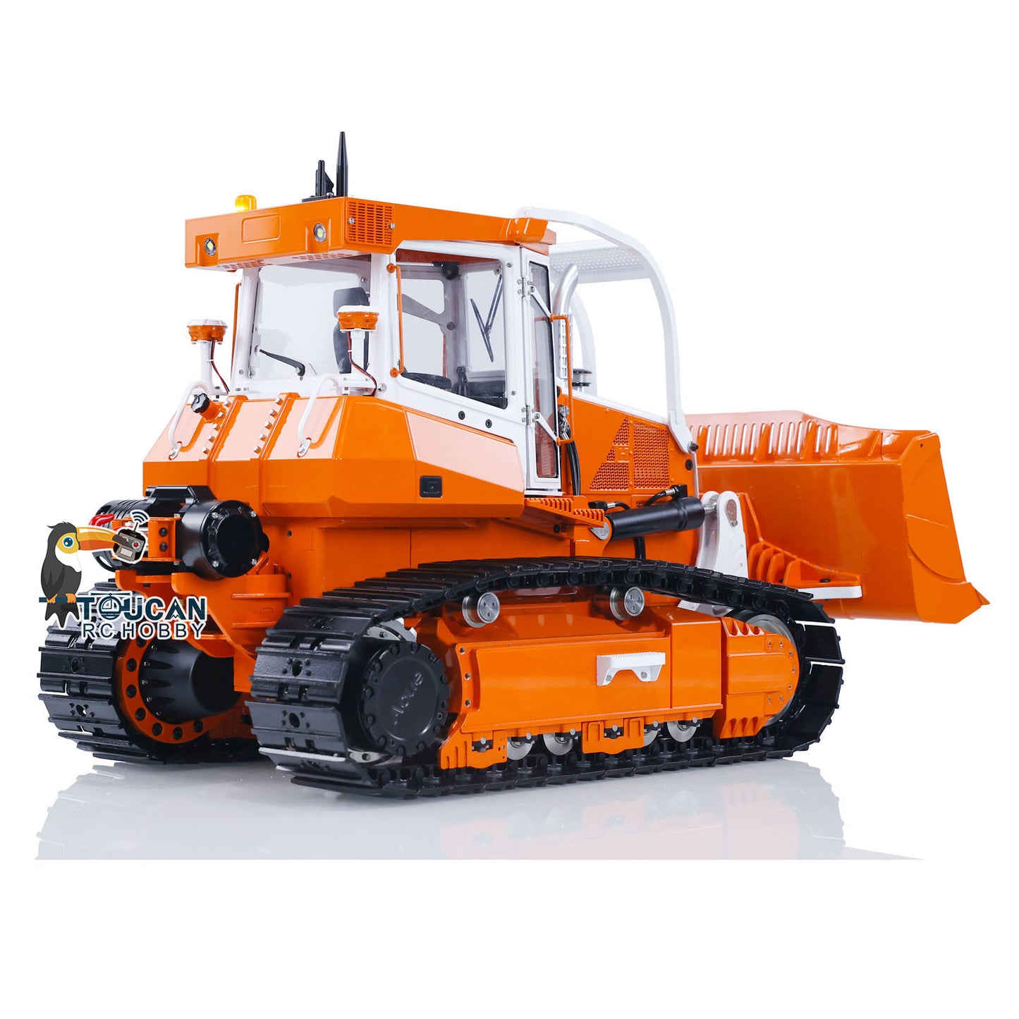 IN STOCK LESU Metal 1/14 RC Hydraulic Bulldozers 850K Radio Controlled Construction Vehicles DIY Car Toy Gift Painted Assembled