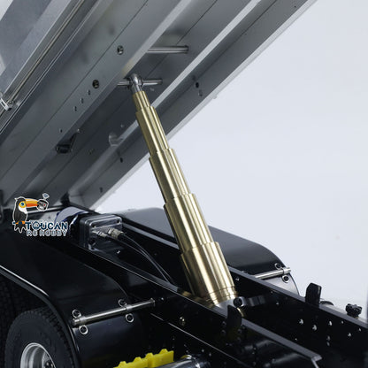 Fast Free Shipping 2Speed 3348 Metal Chassis 1/14 RTR RC Hydraulic Dumper Remote Control Tipper Model NO Lock Differential Axle Light Sound Battery
