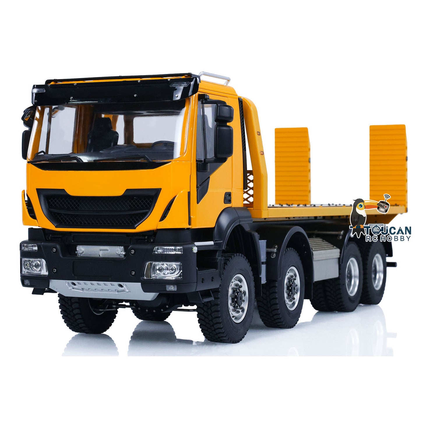 1/14 8x4 Metal RC Hydraulic Wrecker Truck Remote Control Rescue Vehicles Emulated Toy Car Gift for Children Adults PNP