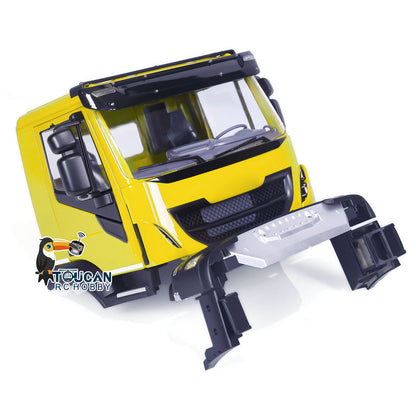 Plastic Body Shell for 1/14 Remote Control Truck Tipper Cars Model RC Car Cabin Painted and Partially Assembled
