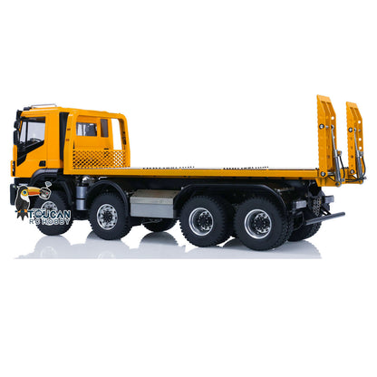 1/14 8x4 Metal RC Hydraulic Wrecker Truck Remote Control Rescue Vehicles Emulated Toy Car Gift for Children Adults PNP