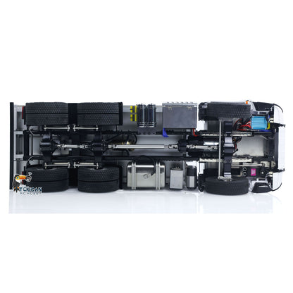 Fast Free Shipping 2Speed 3348 Metal Chassis 1/14 RTR RC Hydraulic Dumper Remote Control Tipper Model NO Lock Differential Axle Light Sound Battery