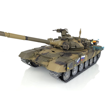 TOUCAN RC HOBBY Henglong 1/16 TK7.0 Profession Russian T90 RC Tank 3938 with Red Eyes 360 Degrees Turret Smoke Infrared Combat Metal Sprockets Idlers Road Wheels
