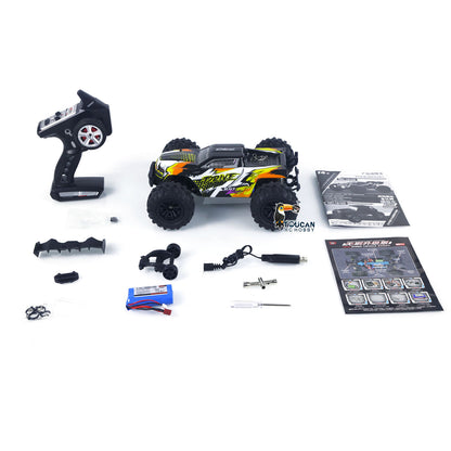 US Stock 1/16 4X4 Radio Controlled Off Road Vehicle SCY 16102Pro RC Big Tire Truck Muti-Terrain Brushless Model Car Light System RTR