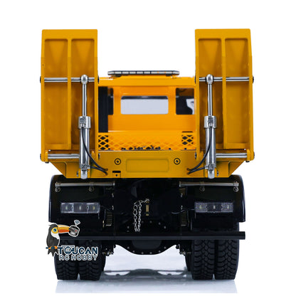 1/14 8X8 RC Hydraulic Wrecker Truck 2Speed Remote Control Road Rescue Vehicle CNC Axle Differential Locks Light System Battery