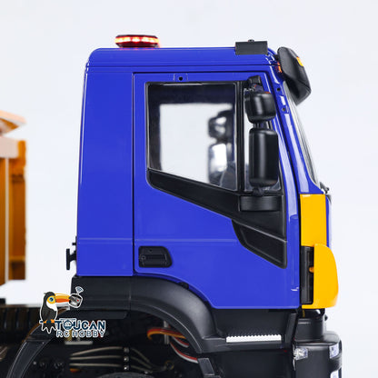 LESU A0009 1/14 Metal 6x6 RC Hydraulic Dump Truck with FlySky I6S Radio Controller 3 Speed Transmission for Model Enthusiast