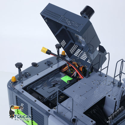 LESU Metal 1/14 RC Hydraulic Excavator Aoue ZX490 Upgraded Remote Control Heavy Digger Model Paladin PL18EV Lite Sound Smoke