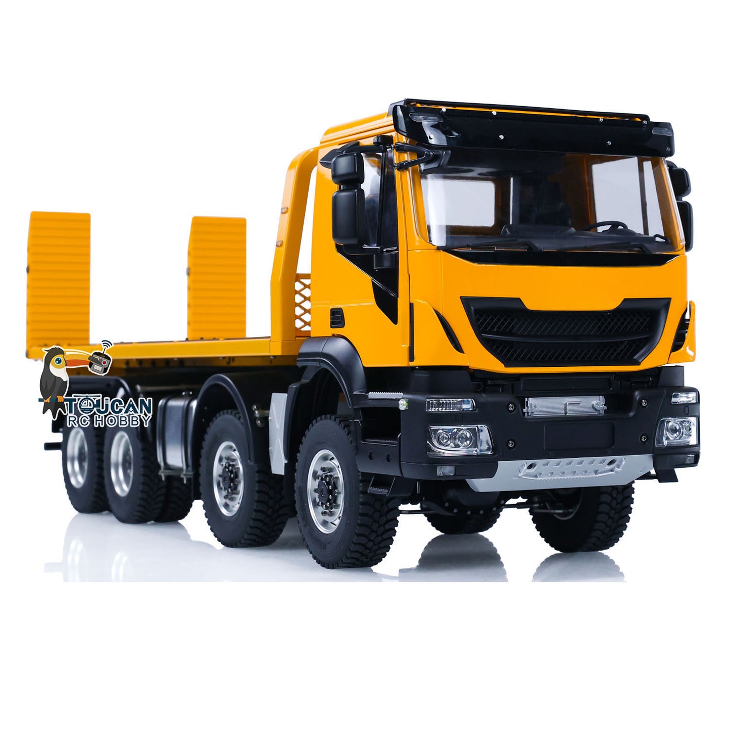 1/14 8x4 Metal RC Hydraulic Wrecker Truck Remote Control Rescue Vehicles Emulated Toy Car Gift for Children Adults PNP