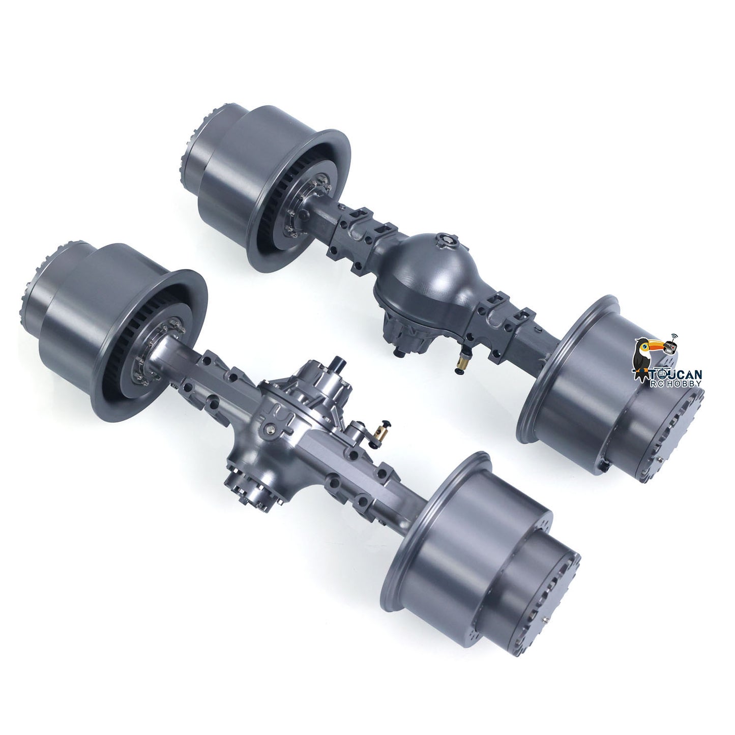 1/14 Alloy Wheel Side Reduction Axles Differential Lock for JD Model RC Hydraulic Loader JDM-198 Radio Control Articulated Truck