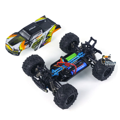 US Stock 1/16 4X4 Radio Controlled Off Road Vehicle SCY 16102Pro RC Big Tire Truck Muti-Terrain Brushless Model Car Light System RTR