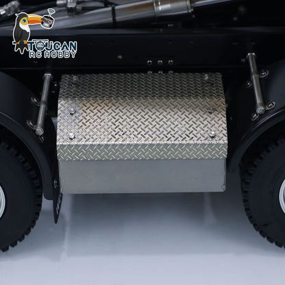 1/14 8x4 Metal RC Hydraulic Wrecker Truck Remote Control Rescue Vehicles Emulated Toy Car Gift for Children Adults PNP