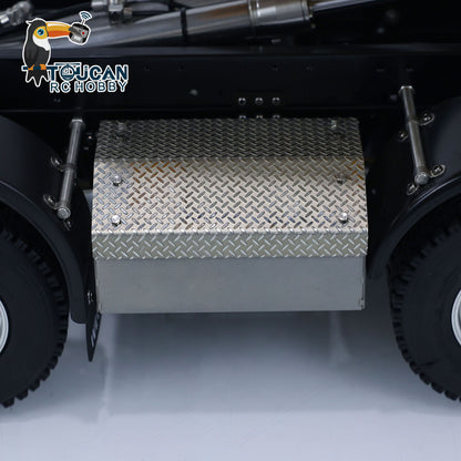 1/14 8x4 Metal RC Hydraulic Wrecker Truck Remote Control Rescue Vehicles Emulated Toy Car Gift for Children Adults PNP