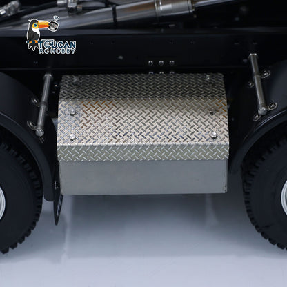 1/14 8x4 Metal RC Hydraulic Wrecker Truck Remote Control Rescue Vehicles Emulated Car for Children Adults PNP