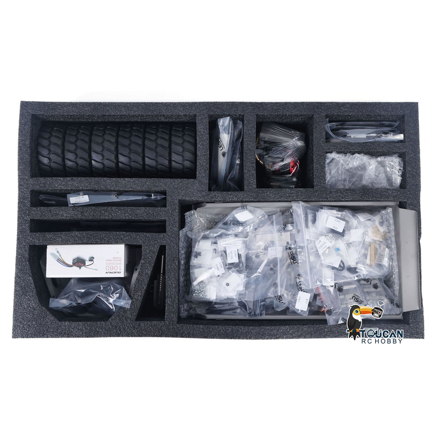 LESU 1/16 Metal Hydraulic RC Articulated Truck AT60H 6x6 Pump ESC Valve Cylinder Light System Wheels Hydraulic steering
