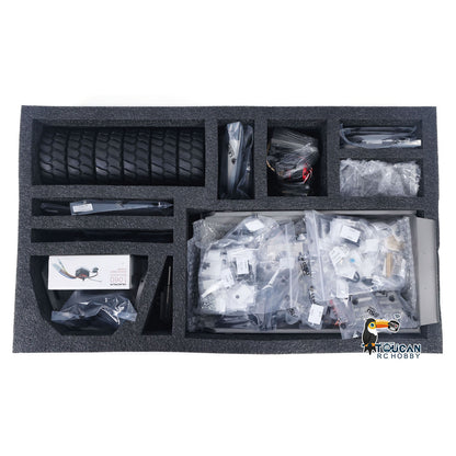 LESU 1/16 Metal Hydraulic RC Articulated Truck AT60H 6x6 Pump ESC Valve Cylinder Light System Wheels Hydraulic steering