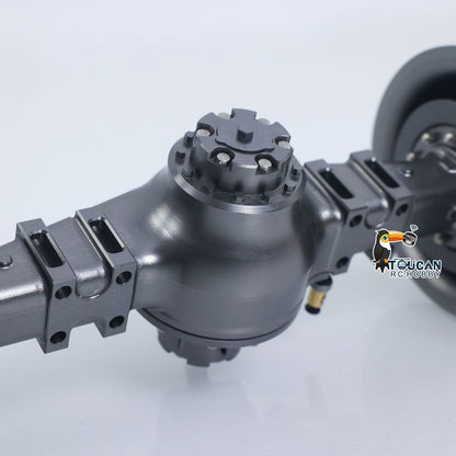 1/14 Alloy Wheel Side Reduction Axles Differential Lock for JD Model RC Hydraulic Loader JDM-198 Radio Control Articulated Truck