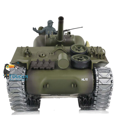 TOUCAN RC HOBBY Henglong 1/16 TK7.0 3898 M4A3 Sherman RTR RC Tank with 360 Degrees Turret FPV IR BB Smoke Barrel Recoil Metal Tracks Sprockets Idlers Road Wheels