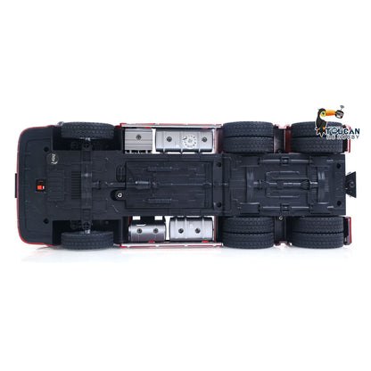 TOUCAN RC HOBBY US Stock HUINA 770S 1/24 Remote Control Tractor Truck W/ Light Sound System Manual Support Legs Tail Board 3Axle Semi Flatbed Trailer