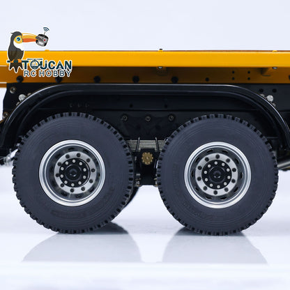 1/14 8x4 Metal RC Hydraulic Wrecker Truck Remote Control Rescue Vehicles Emulated Toy Car Gift for Children Adults PNP