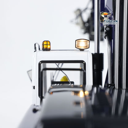 TOUCAN RC HOBBY MTModel 946-3 Metal 1/14 RC Hydraulic Excavator Grab 8-ways Reserving Valves Sound System Lights Ripper for Digger Model Enthusiasts