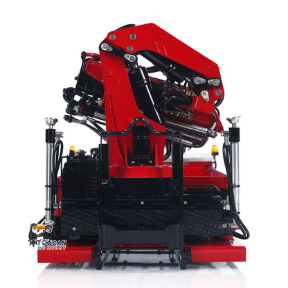 LESU 1/14 Metal Cargo Box Hydraulic Crane with 7CH Valves for Z0031 Z0017 Z0036 Z0016 20160901 8x8 RC Roll On Off Dump Truck Model