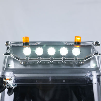 10x10 Metal Chassis 1/14 Remote Control Tractor Truck 3363 Lorry RTR Emulated Car Model High-roof 3Speed Differential Lock Axles