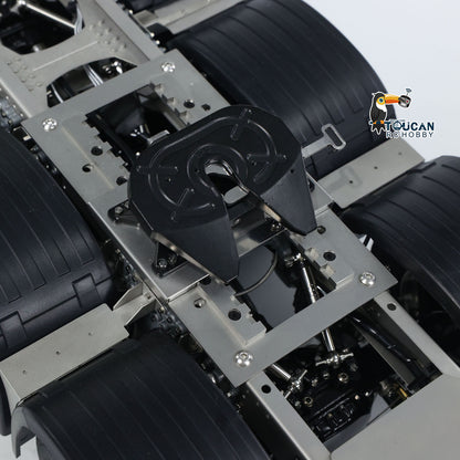 Unitru-01 3363 1/14 RC Tractor Truck Remote Control Lorry Car 10*10 Metal Chassis Smoke ST8 Radio Differential Lock RTR Light