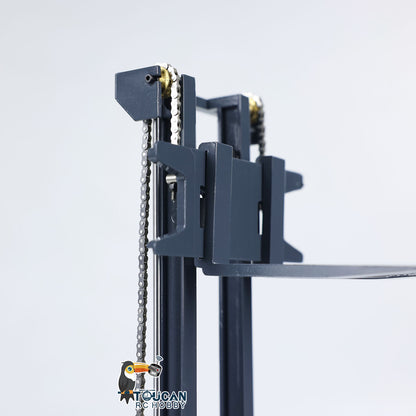 1/14 Metal Hydraulic RC Forklift Remote Controlled Wheeled Transfer Car Construction Vehicles  Light Sound FlySky I6S Radio Controller PNP RTR