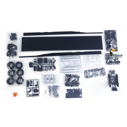 TOUCAN RC HOBBY 1/14 3 Axles Unpainted RC Reefer Semi-trailer Container Timber Flatbed Semi Tractor Truck KIT DIY Electric Car Hobby Models