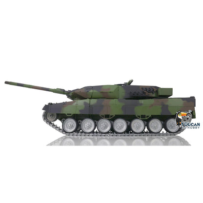 TOUCAN RC HOBBY Henglong 1/16 TK7.0 3889 Leopard2A6 RTR RC Tank FPV Barrel Recoil BB IR Smoke 360 Degrees Turret Metal Tracks Road Drive Idler Wheels Gearbox