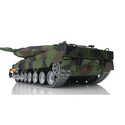 TOUCAN RC HOBBY Henglong 1/16 TK7.0 3889 Leopard2A6 RTR RC Tank FPV Barrel Recoil BB IR Smoke 360 Degrees Turret Metal Tracks Road Drive Idler Wheels Gearbox