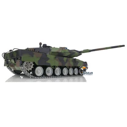 TOUCAN RC HOBBY Henglong 1/16 TK7.0 3889 Leopard2A6 RTR RC Tank FPV Barrel Recoil BB IR Smoke 360 Degrees Turret Metal Tracks Road Drive Idler Wheels Gearbox