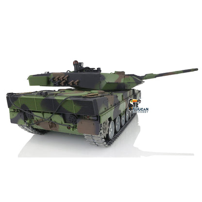 TOUCAN RC HOBBY Henglong 1/16 TK7.0 3889 Leopard2A6 RTR RC Tank FPV Barrel Recoil BB IR Smoke 360 Degrees Turret Metal Tracks Road Drive Idler Wheels Gearbox