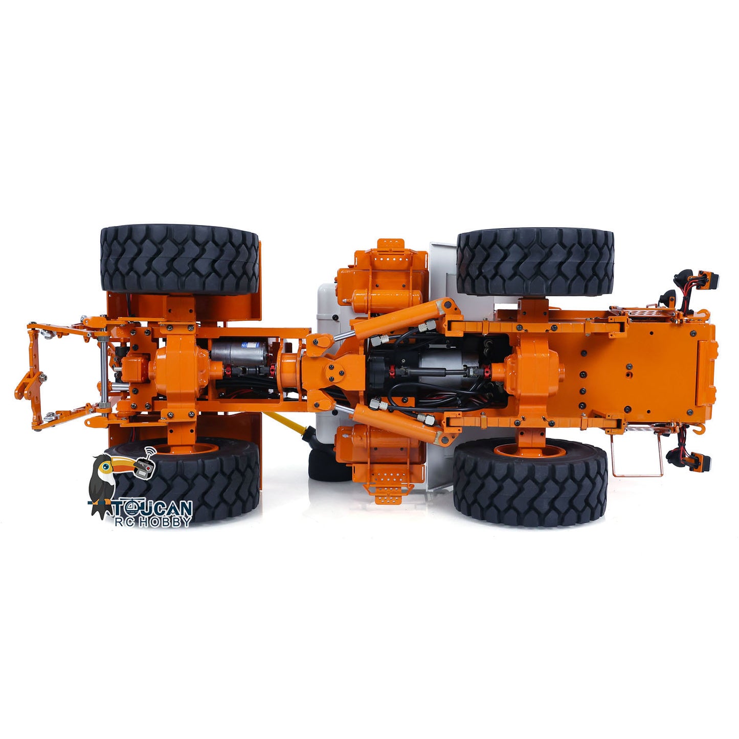 Toucanhobby T150K 1/12 Metal RC PNP Hydraulic Tractor 2 Speed Transmission 3 Way Valve I6S Controller Light Sound for Model Collectors