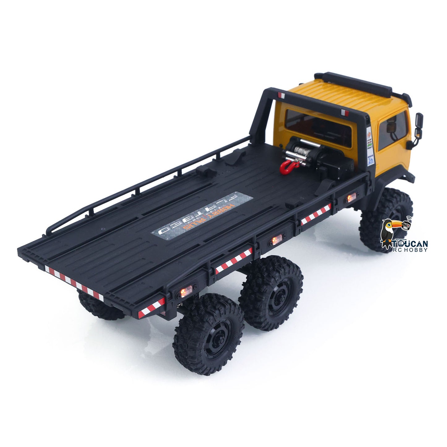 Fast Free Shipping for EU Hobby Plus 1/18 Remote Control Off Road Car 6X6 RC Flatbed Truck 2Speed Gearbox Flysky ESC 280 Brushed Motor 6CH Radio RTR