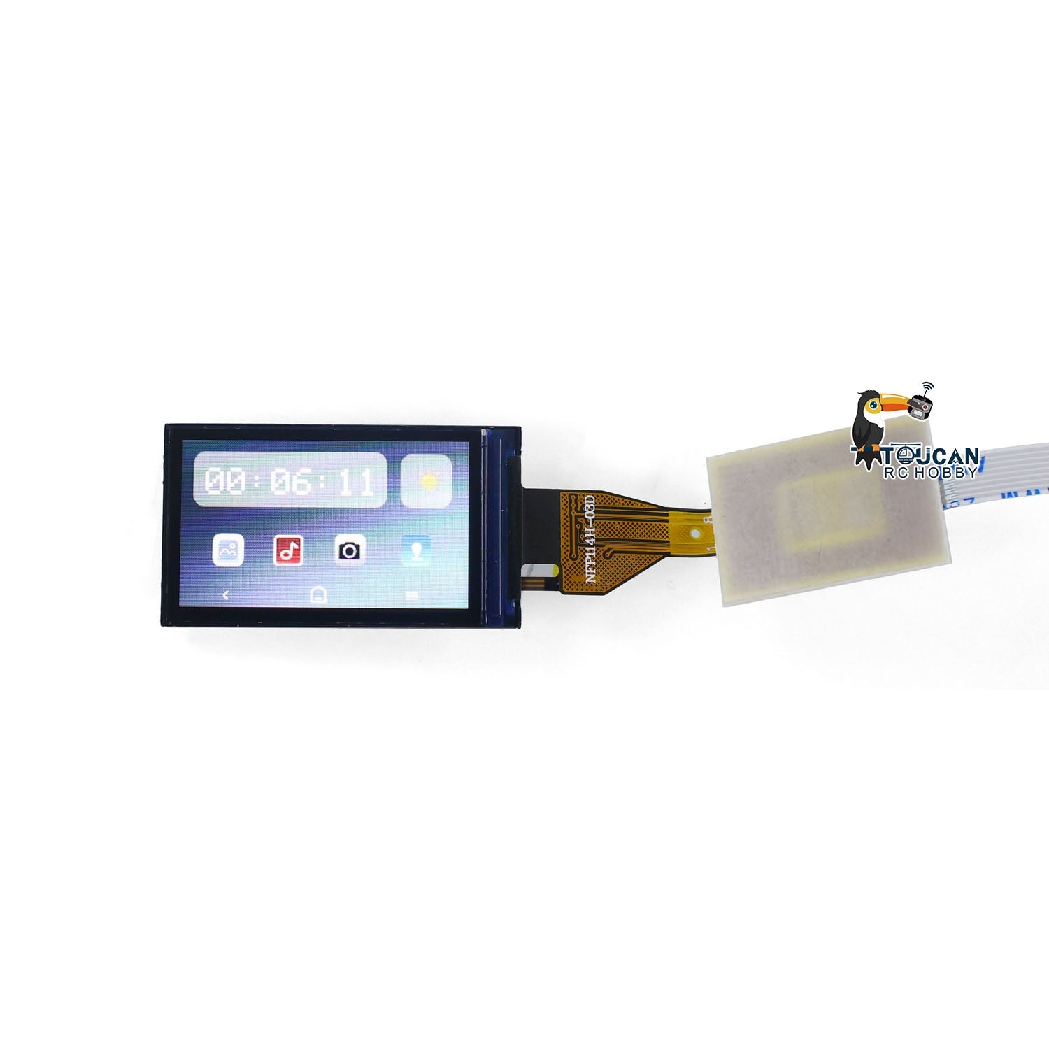 Reverse Camera LCD Display for DIY Scale RC Tractor Truck Hydraulic Du ...