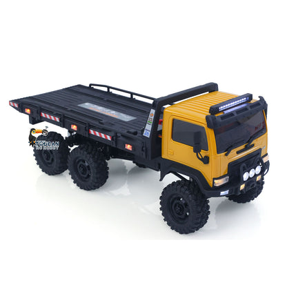 US Stock Hobby Plus 1/18 Remote Control Off Road Car 6X6 RC Flatbed Truck 2Speed Gearbox Flysky ESC 280 Brushed Motor 6CH Radio RTR