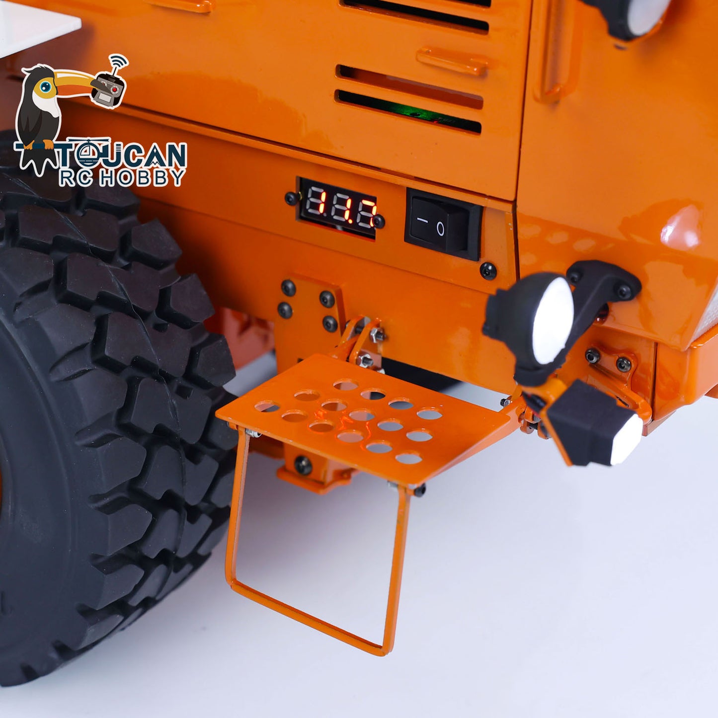Toucanhobby T150K 1/12 Metal RC PNP Hydraulic Tractor 2 Speed Transmission 3 Way Valve I6S Controller Light Sound for Model Collectors