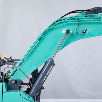 LESU 1/14 Remote Control Metal Hydraulic Excavator SK500 RC Digger Finished Model 6CH Valve 3MAP Pump Brass Relief Valve Lights